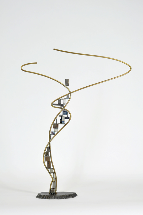 02_Arch.dance series#2_2014_Bronze, steel_H54xW41xD9cm_$400.jpg